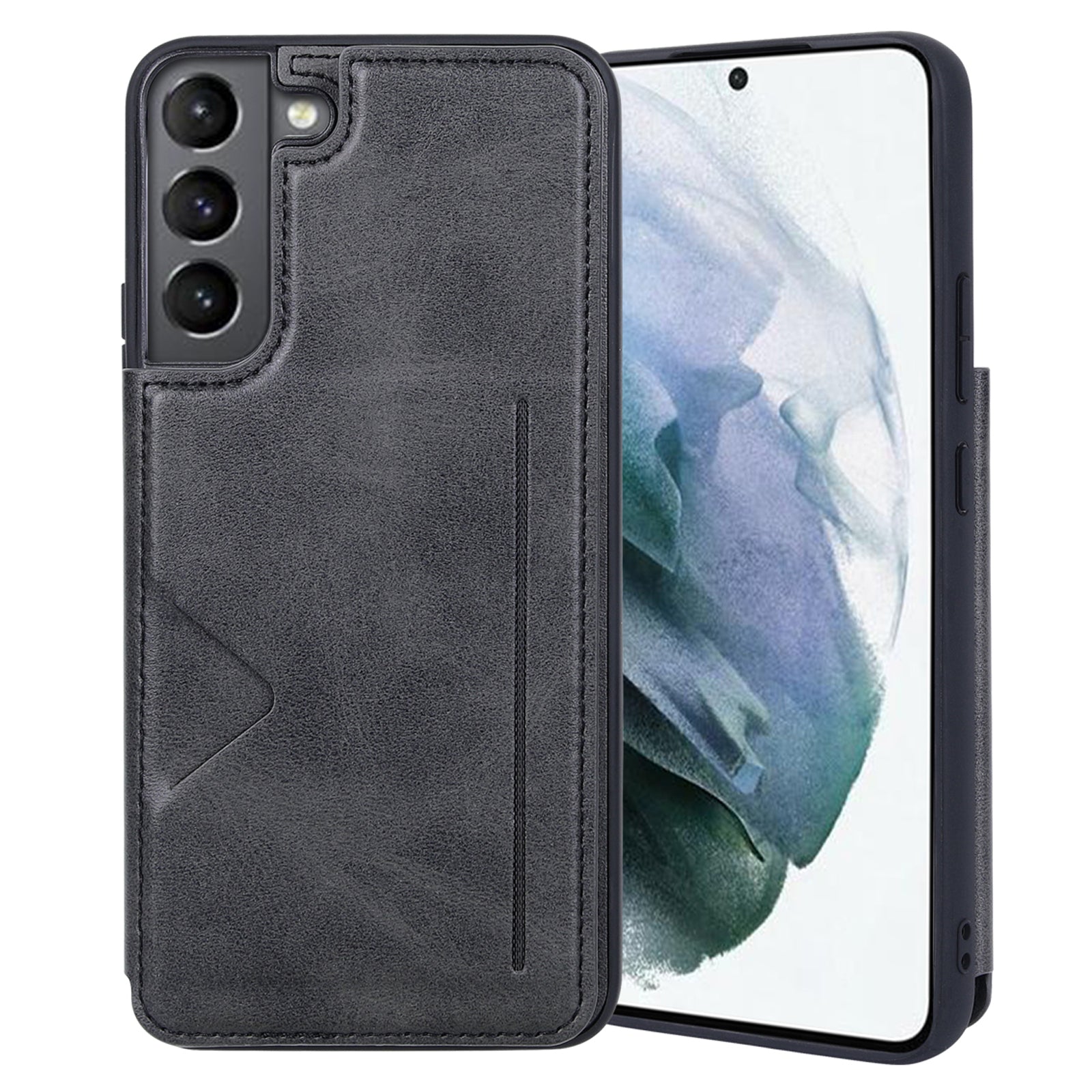 HANMAN Mika Series For Samsung Galaxy S23 Anti-Scratch Phone Protector Magnetic Card Slots Design PU Leather Coated TPU Mobile Phone Case HANMAN Mika Series For Samsung Galaxy S23 Anti-Scratch Phone Protector Magnetic Card Slots Design PU Leather Coated TPU Mobile Phone Case